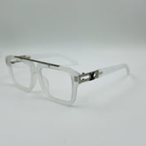 L.V. MATTE WHITE BIG SIZE PRIMIUM LOOK  FRAME